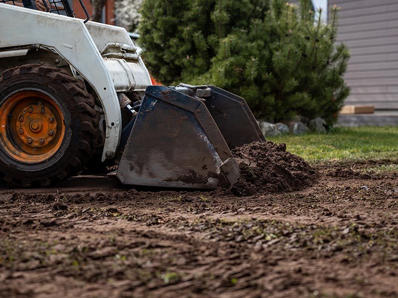 Skid steer.
